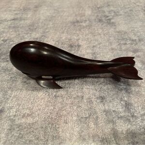 10” Hand Carved Ironwood 🐳 Whale